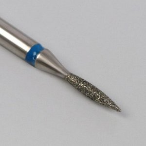 Фреза алмазная для маникюра «Пламя», средняя зернистость, 1,4 ? 8 мм