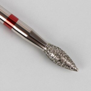 Фреза алмазная для маникюра «Пламя», мелкая зернистость, 2,3 ? 5 мм