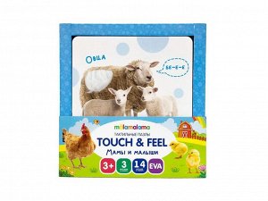 Пазлы тактильные touch & feel. Мамы и малыши по фото3