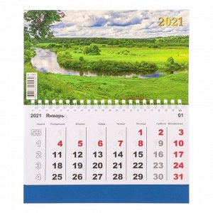Календарь моно "Природа-1" 2021 год, 20 - 24 см