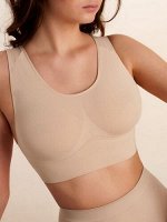 T2659 TOP SHAPER SPALLA LARGA (Mirey)  женский моделирующий топ на широких бретелях