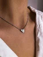 Серебряное колье маленькое сердце  &quot;Folio&quot;