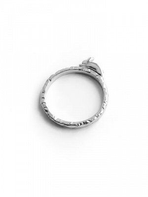 Серебряное кольцо "Заяц"