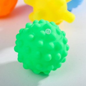 Подарочный набор развивающих мячиков «Космос», 5 шт., цвета и формы МИКС