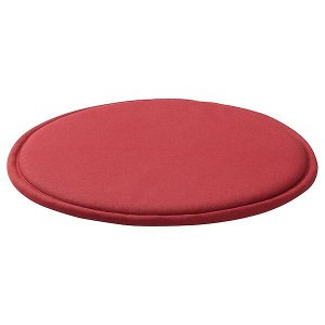 SUNNEA СУННЕА Подушка на стул, красный/Лофаллет36x2.5 см