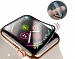 Защитное стекло Watch Series 4/5/6/SE, 44mm Flexible, гибкое черное