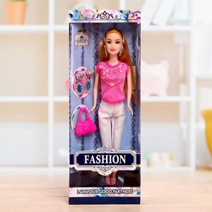 Кукла-модель «Жанна» с аксессуарами, МИКС