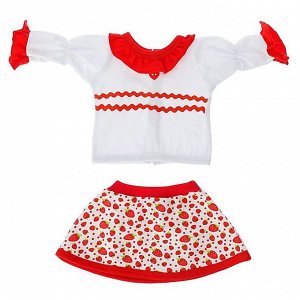 Одежда для кукол 38-43 см: блуза с юбкой, МИКС