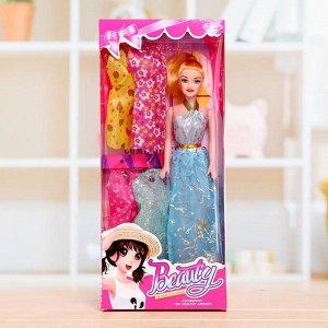 Кукла-модель «Лера» с набором платьев, МИКС