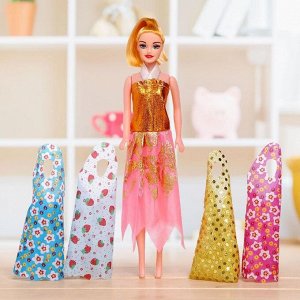 Кукла модель «Лера» с набором платьев, МИКС