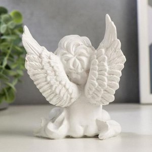 Сувенир полистоун "Белоснежный ангел с лавандой" МИКС 11х8х7 см