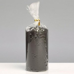 Свеча - цилиндр "Колор", 6?11,5 см, чёрный