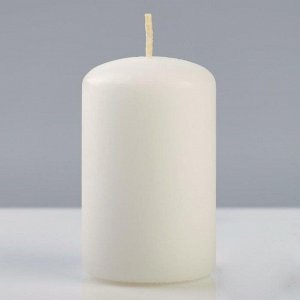 Свеча - цилиндр "Колор", 5?8 см, белый