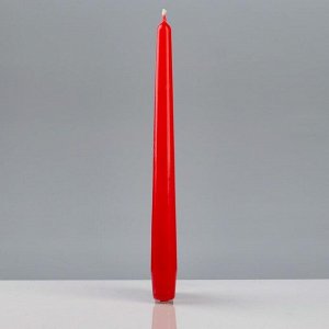 Свечи античные лакированные №40, 2,2?23 см, красный