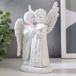 Сувенир полистоун "Белоснежные ангелы - секрет" 14,7х10х7 см