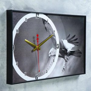 Часы-картина настенные "Орёл", 57 х 35 х 4 см