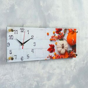 Часы настенные, серия Кухня, "Овощной в ассортименте", плавный ход, 49.5х19.5 см
