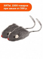 Мышь-погремушка натуральный мех 5см