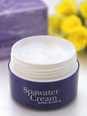 Charcoal Kuroizumi SpaWater Cream - многофункциональный крем с термальной водой и коэнзимом