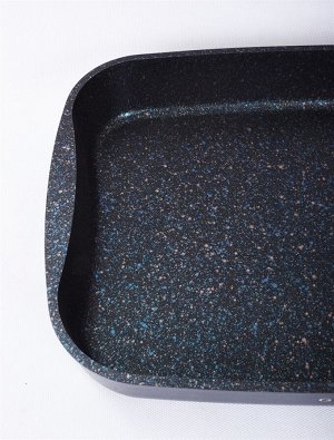 Противень антипригарный литой 33,5х22х5,5см Granit ultra blueТМ KUKMARA