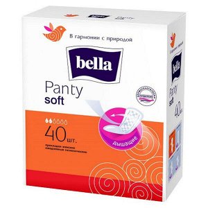 Прокладки гигиенические Bella Panty soft ежедневные 40 шт