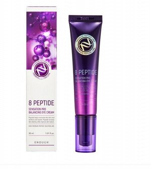 [Enough] Антивозрастной крем для век с пептидами, 8 Peptide Sensation Pro Balancing Eye Cre 30 мл