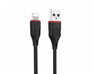 Кабель Borofone BX17 Lightning - USB черный