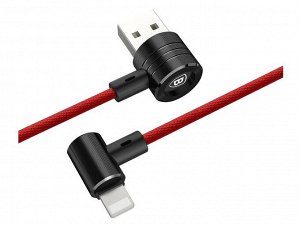 Кабель Baseus Magnet Lightning - USB черно-красный