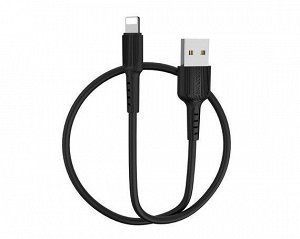 Кабель Borofone BX16 Lightning - USB черный