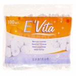 Палочки ватные E` Vita Полиэтилен 100 шт