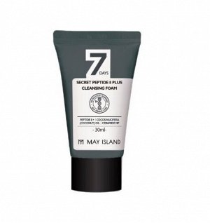 May Island Очищающая пенка с пептидным комплексом 7Days Secret Peptide 8 Plus Cleansing Foam