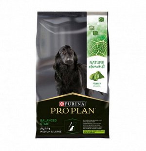 Pro Plan Puppy Medium/Largel Nature Elements сухой корм для щенков средних и крупных пород Ягненок/шпинат 2кг