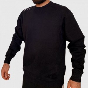 Черный мужской реглан толстовка – утепляйся по стилю и комфорту №2052