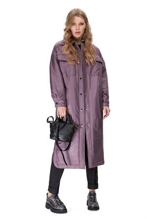 Пальто / PiRS 1678 серо-фиолетовый