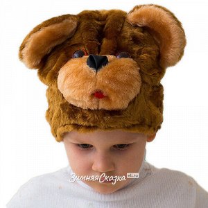 Карнавальная шапка Медвежонок, 54-56 см (Бока С)