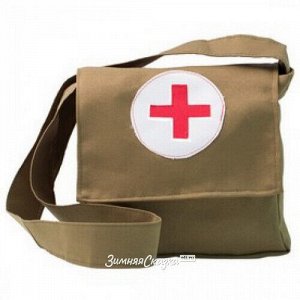 Медицинская сумка с красным крестом, 24 см (Бока С)