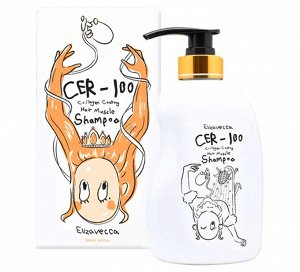 Elizavecca Шампунь для волос с коллагеном CER-100 Collagen Coating Hair Muscle Shampoo , 500 мл.