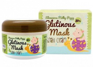 Elizavecca Крем-маска для лица ночная УЛИТОЧНЫЙ МУЦИН Milky Piggy Glutinous 80% Mask, 100 гр