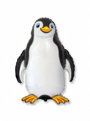 Фольга шар счастливый пингвин