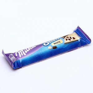 Шоколадный батончик Milka Oreo White, 41 г