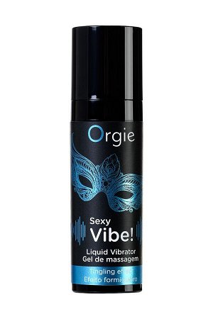 Гель для массажа ORGIE Sexy Vibe Liquid Vibrator с эффектом вибрации - 15 мл.