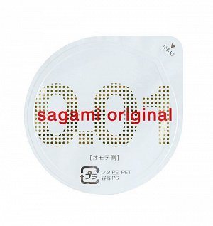 Супертонкий презерватив Sagami Original 0.01 - 1 шт.