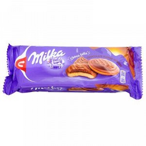 Печенье Милка Milka Choco Jaffa chocolate flavor mousse бисквитное с шоколадным муссом в молочном шоколаде,128 г