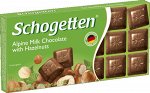 Шоколад Шогеттен Schogetten Milk Chokolate with Hazelnuts Альпийский с фундуком