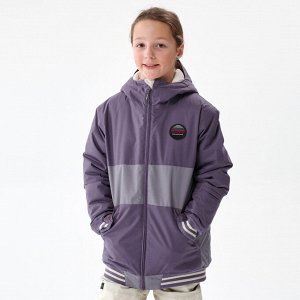 Куртка для сноуборда и лыж для девочек фиолетовая SNB JKT 100 Jr DREAMSCAPE