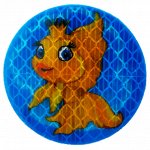 Светоотражатель значок &quot;Золотая рыбка&quot;