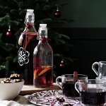 VINTER 2020 ВИНТЕР 2020 | Бутылка с пробкой, стекло/орнамент «снежинки» красный | 0.5 л