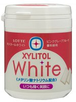 Резинка жевательная Xylitol Gum White Bottle розовый грейпфрут, 143 г