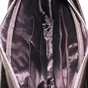 Мужская сумка Guen из эко-кожи с ремнем через плечо черного цвета.