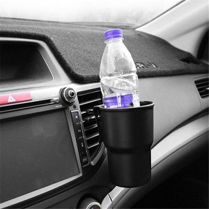Автомобильный стакан многофункциональный портативный с прищепками в комплекте для крепления на решетки воздуховодов